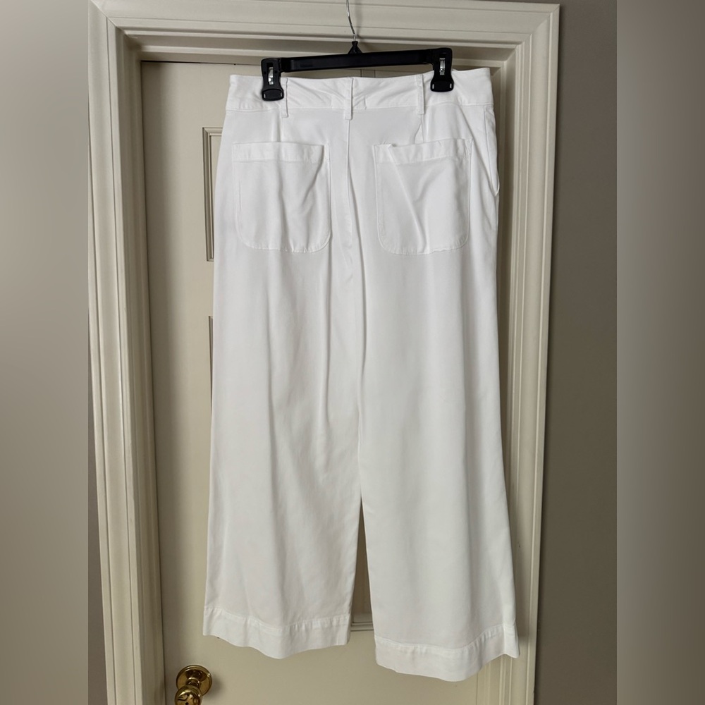 Bella Dahl White Wide Leg Pants
